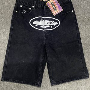 Corteiz Alcatraz Baggy Jeans Black