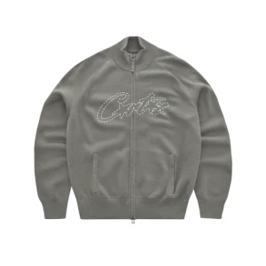 CORTEIZ ALLSTARZ KNIT ZIP UP [GULLY GREY]