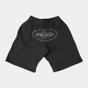 Corteiz Alcatraz Shorts – Triple Black