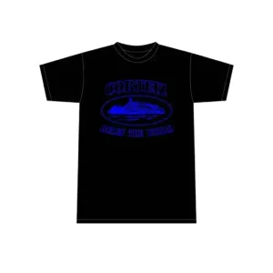 Corteiz Alcatraz T-Shirt Black/Blue