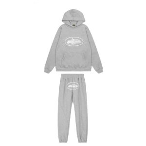 Corteiz Alcatraz Tracksuit Grey