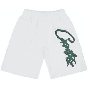 Corteiz Allstarz Shorts – White/Green