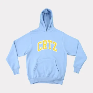 Corteiz Dropout Hoodie – Baby Blue