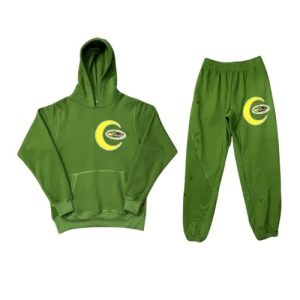 Corteiz Half Moon Green Tracksuit