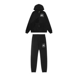 Corteiz Superior V2 Zip-Up Tracksuit Black