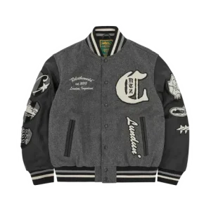 US VS DEM VARSITY JACKET [GREY]